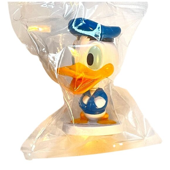 Walt Disney Kellogg Cereal Bobble Toy Lot 5 Mickey Minnie Donald Goofy Vtg New - Picture 8 of 10